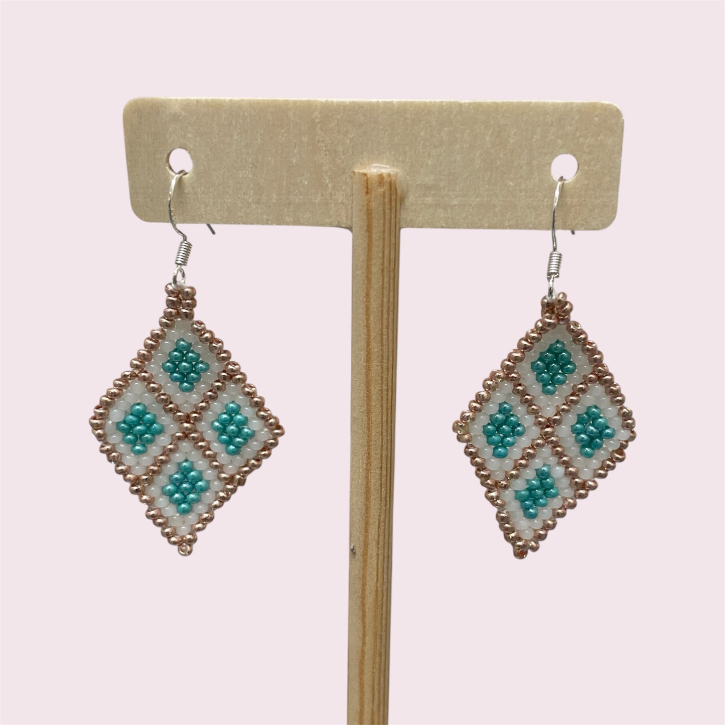Beaded earrings - June Pawley