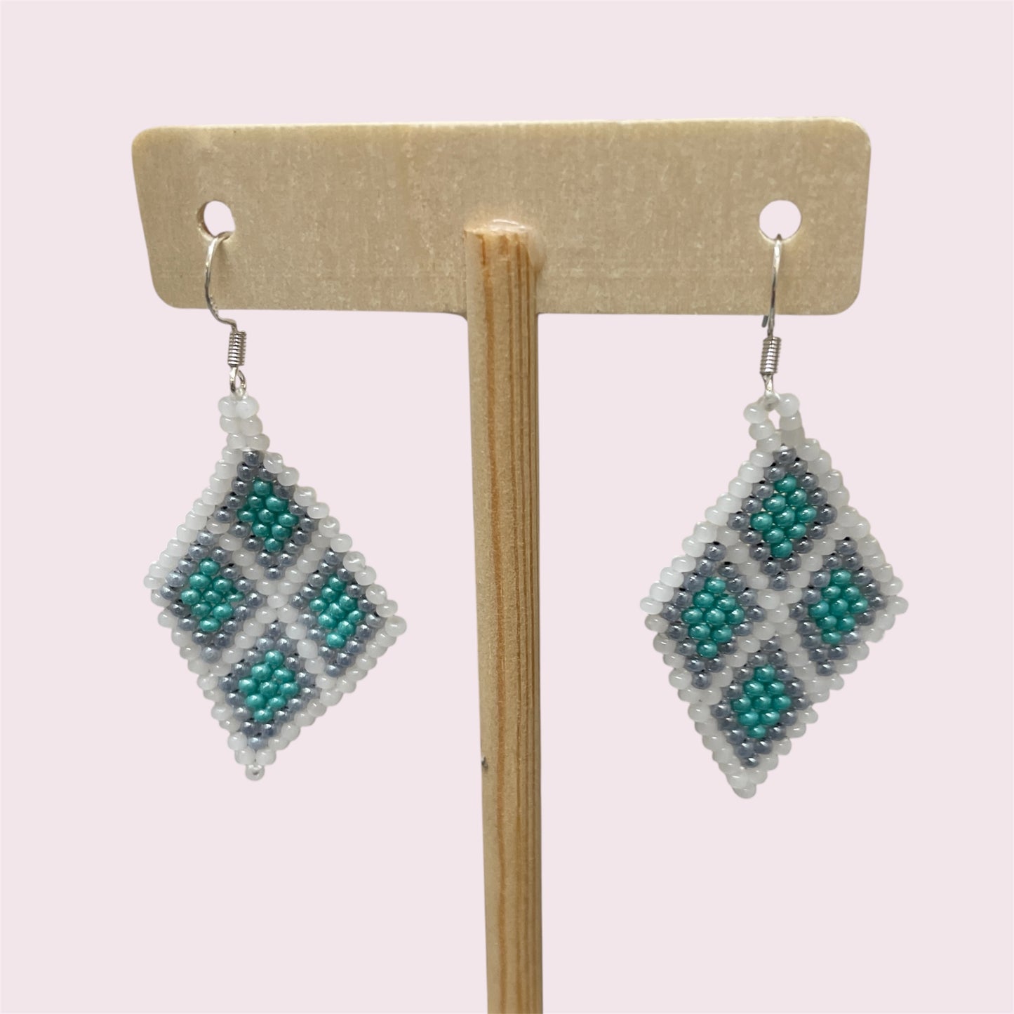 Beaded earrings - June Pawley