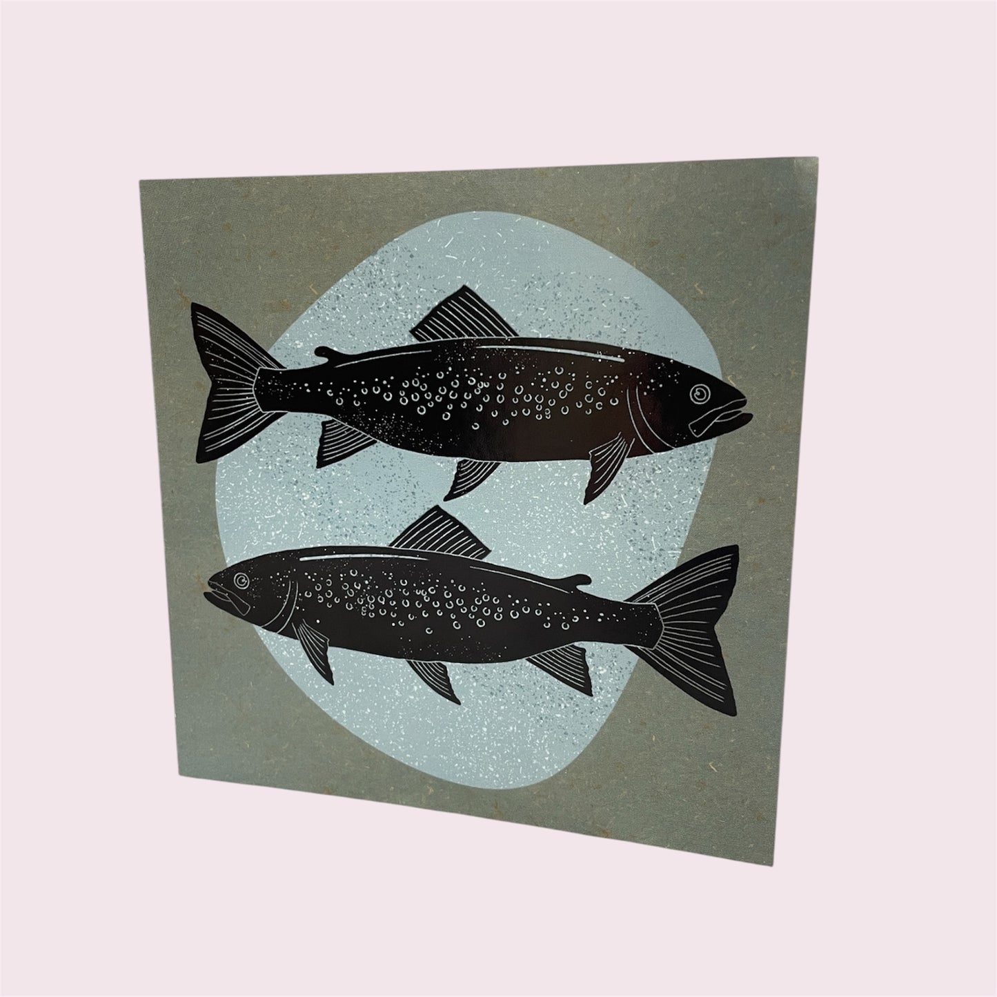 Greeting card 'Trout' - Helen Cloke