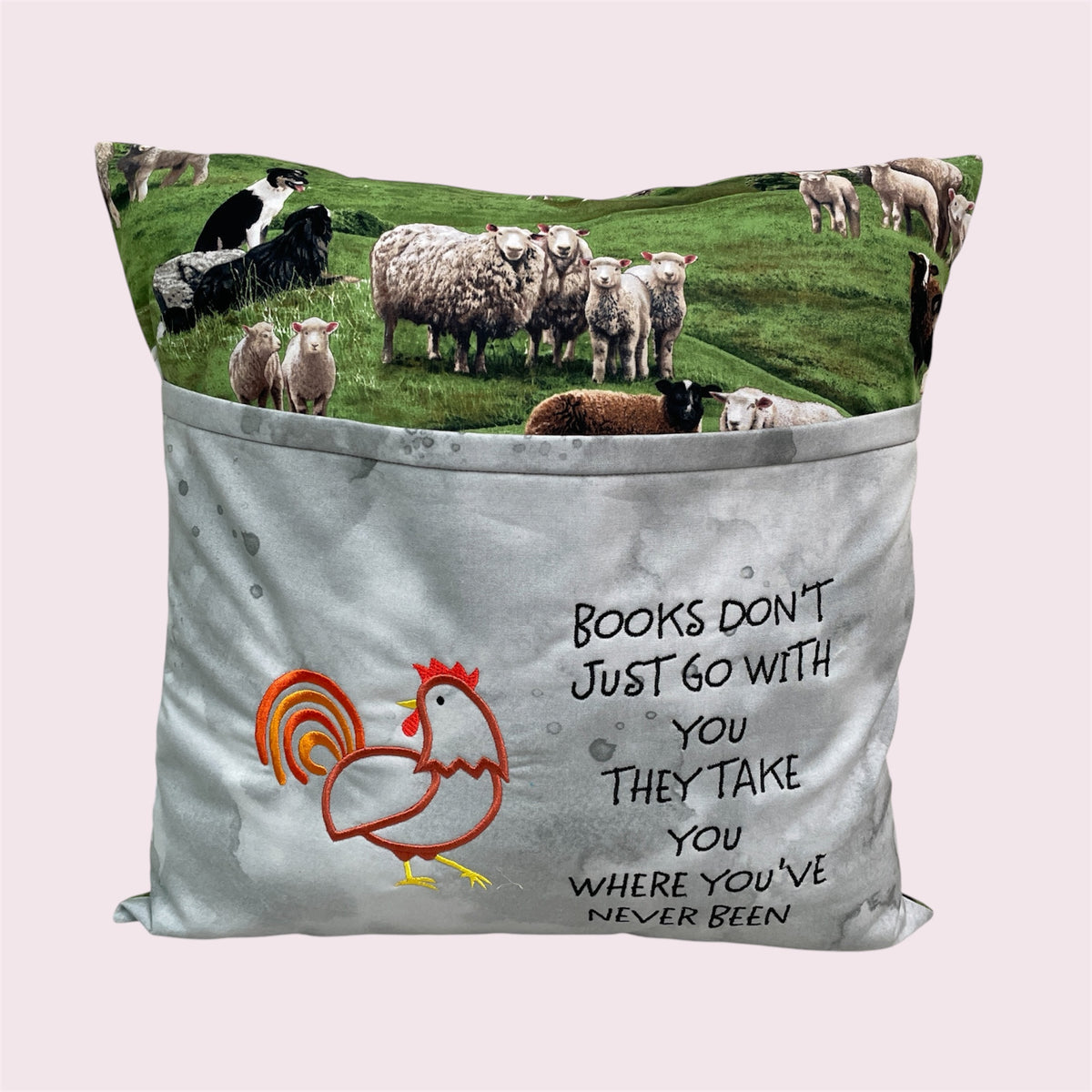 Reading cushion 'farmyard' - Dorothy Smith