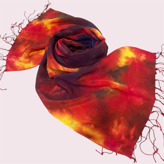 'Firewall' scarf - Jennifer Patterson